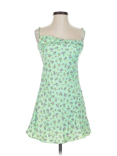 Zara Casual Dress In Green