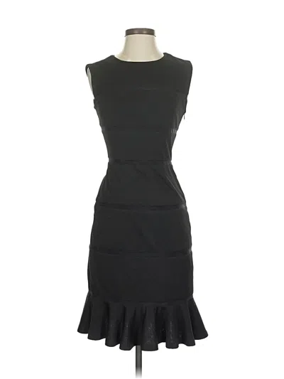 Pre-owned Erin Erin Fetherston Cocktail Dress In Black