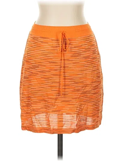Pre-owned M Missoni Casual Skirt In Orange