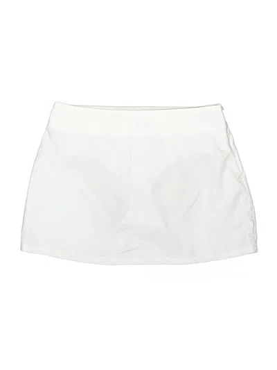 Pre-owned Lands' End Skort In White