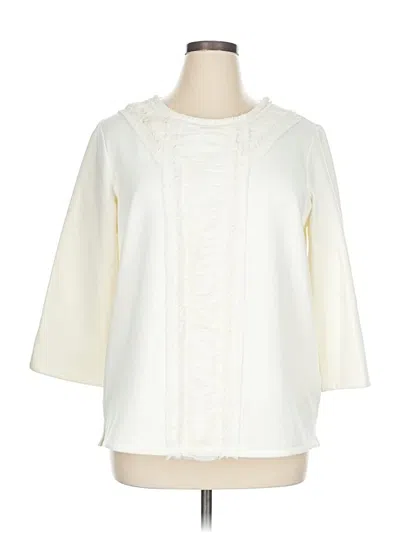 Pre-owned Banana Republic Cardigan Sweater In White