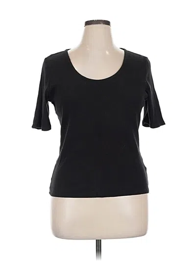Pre-owned Everlane Short Sleeve T-shirt In Black