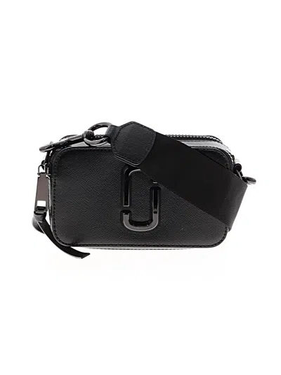 Pre-owned Marc Jacobs Leather Crossbody Bag In Black