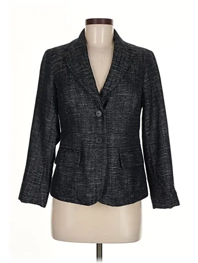 Pre-owned New York And Company Blazer Jacket In Gray