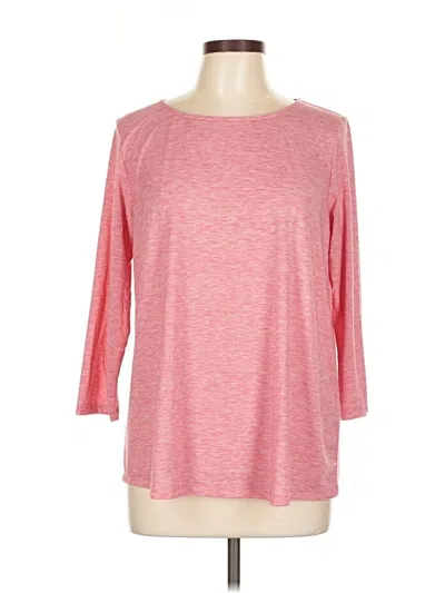 Pre-owned Sherpa 3/4 Sleeve T-shirt In Pink