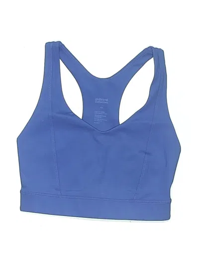 Pre-owned Girlfriend Collective Sports Bra In Blue