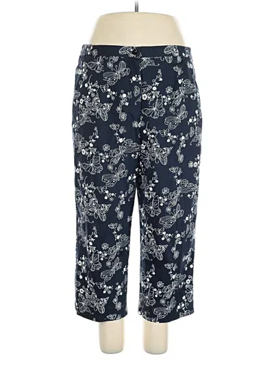 Pre-owned Alfred Dunner Casual Pants In Blue