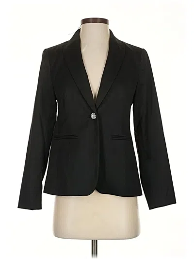 Pre-owned Ann Taylor Blazer Jacket In Black