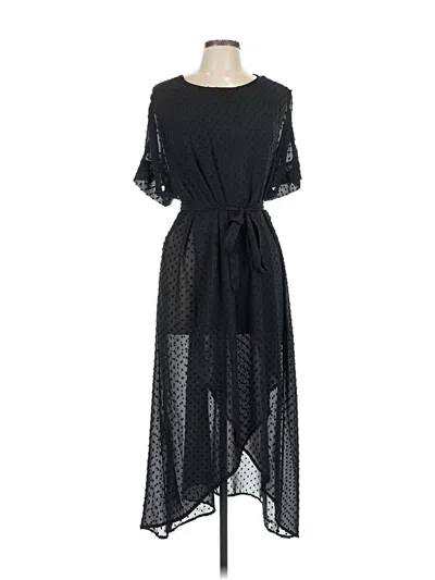 Pre-owned Vetta Casual Dress In Black