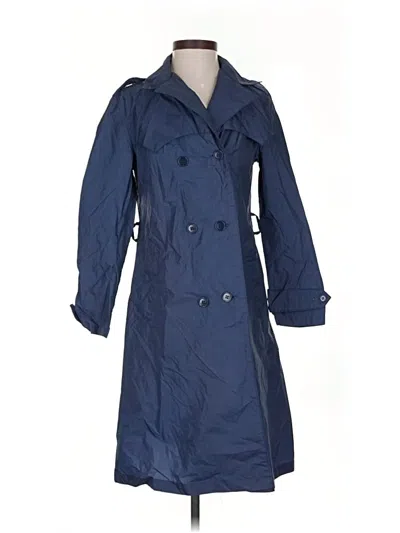 Pre-owned Totes Trenchcoat In Blue