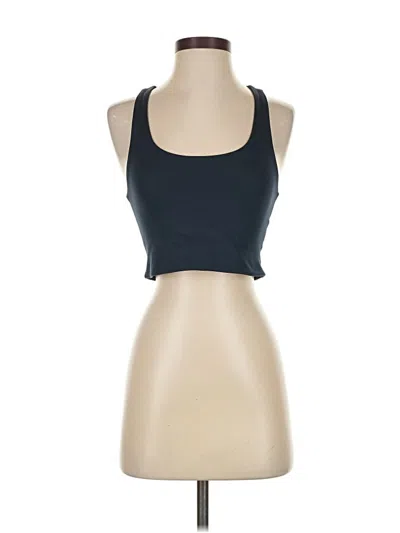 Pre-owned Girlfriend Collective Tank Top Black Halter Neckline Tops