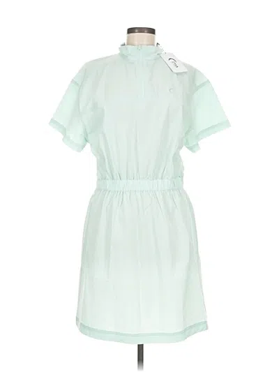 Pre-owned Zyia Active Casual Dress In Green