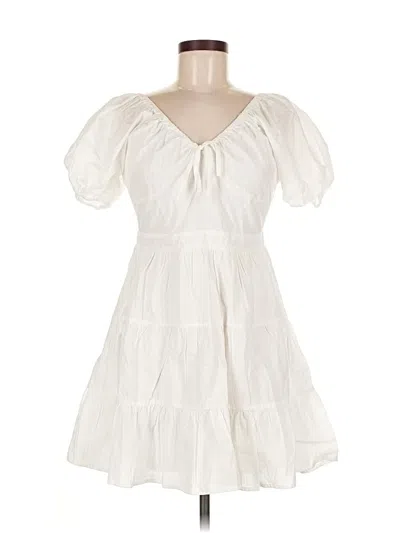 Pre-owned Koko + Mason Casual Dress In White