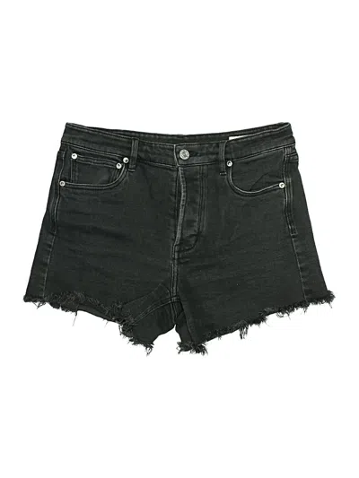 Pre-owned Ayr Denim Shorts In Black