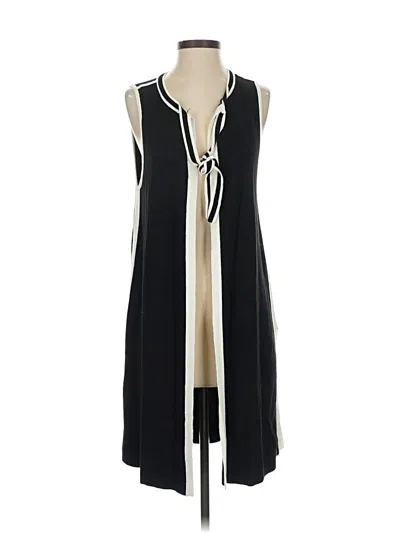 Pre-owned Talbots Cardigan Sweater In Black