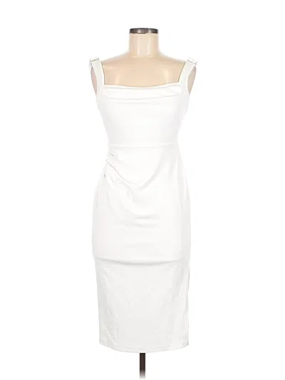 Here Comes The Sun Cocktail Dress In White