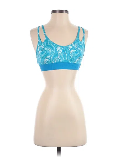 Pre-owned Victoria's Secret Pink Sports Bra In Blue