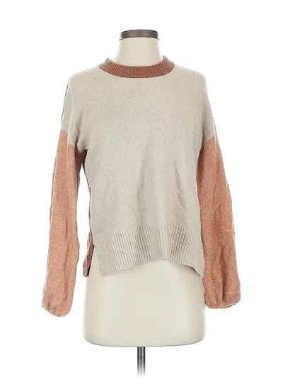 Pre-owned Madewell Pullover Sweater In Brown