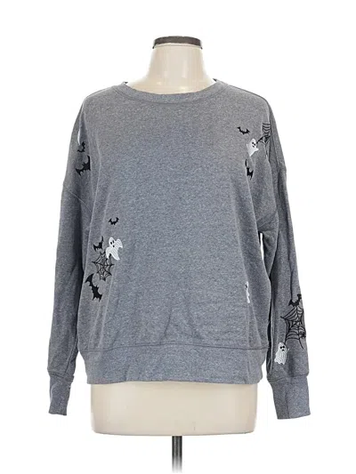 Pre-owned Maurices Sweatshirt In Gray