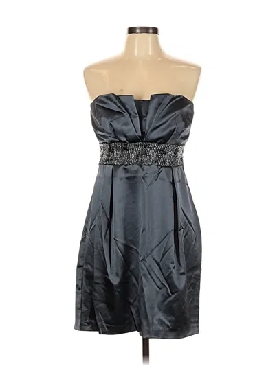 Pre-owned Teeze Me Cocktail Dress In Gray