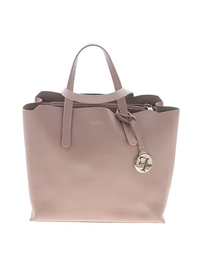 Pre-owned Furla Leather Tote Bag In Pink