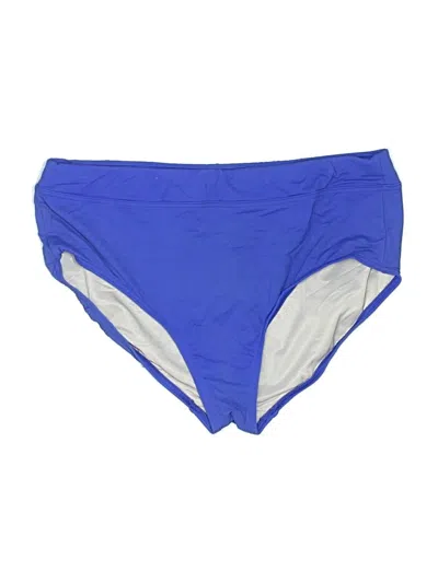 Pre-owned Lands' End Swimsuit Bottoms In Blue
