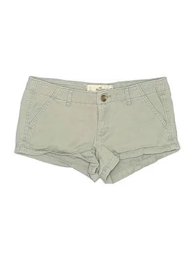 Pre-owned Hollister Khaki Shorts In Green