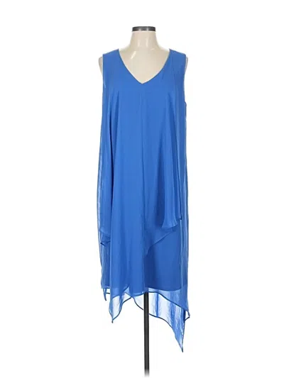 Pre-owned Chico's Casual Dress In Blue