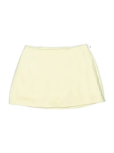 Pre-owned Girlfriend Collective Active Skort In Yellow