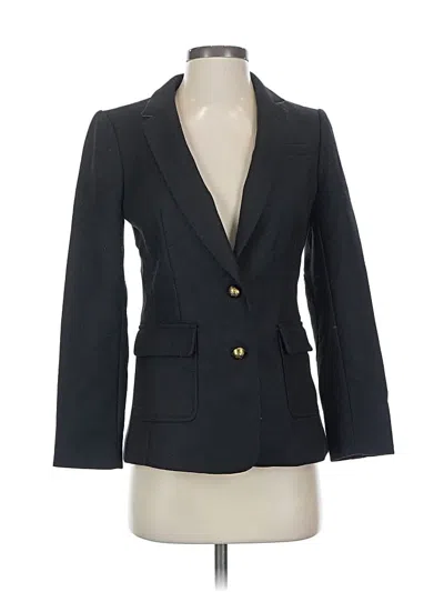 Pre-owned Banana Republic Wool Blazer Jacket In Black
