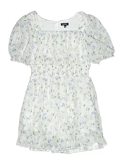Pre-owned Zunie Kids' Dress In White
