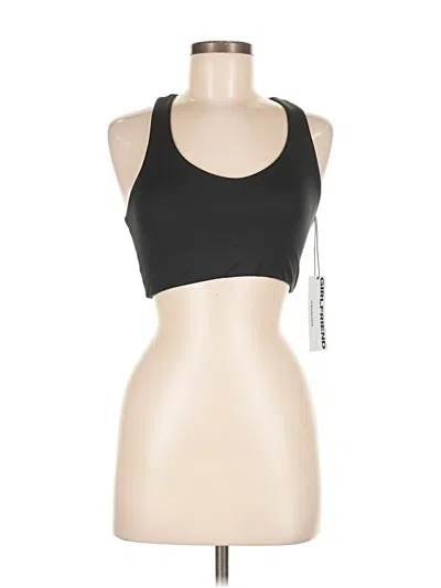 Pre-owned Girlfriend Collective Sports Bra In Black