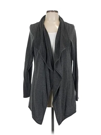 Pre-owned Danskin Cardigan Sweater In Gray