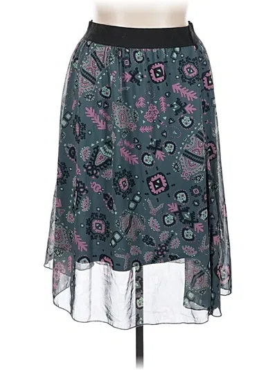 Pre-owned Lularoe Casual Skirt In Blue