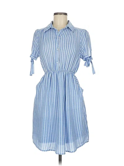 Pre-owned Monteau Casual Dress In Blue