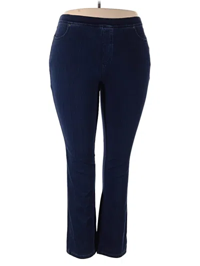 Pre-owned Lands' End Casual Pants In Blue