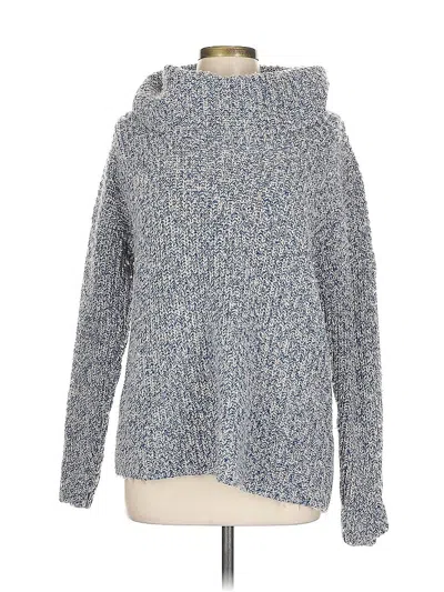 Pre-owned Lands' End Turtleneck Sweater In Blue