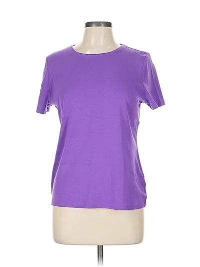 Pre-owned Talbots Active T-shirt In Purple