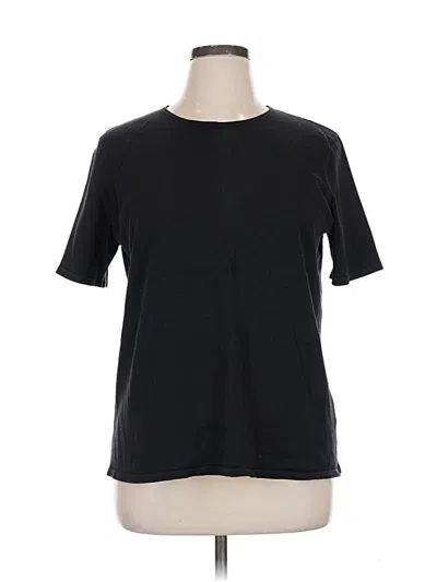 Pre-owned Jones New York Short Sleeve T-shirt In Black