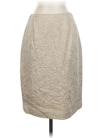 Pre-owned Teri Jon Formal Skirt In Brown