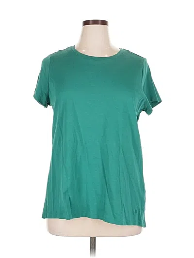 Pre-owned Isaac Mizrahi Live Short Sleeve T-shirt In Green