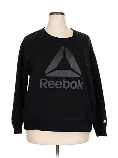 Pre-owned Reebok Sweatshirt In Black