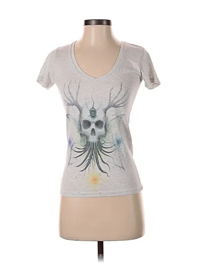 Pre-owned Assorted Brands Short Sleeve T-shirt In Gray