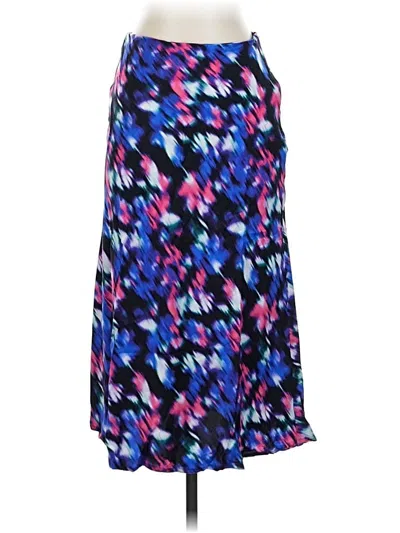 Pre-owned Saint + Sofia Casual Skirt In Blue