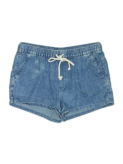 Pre-owned Aerie Denim Shorts In Blue