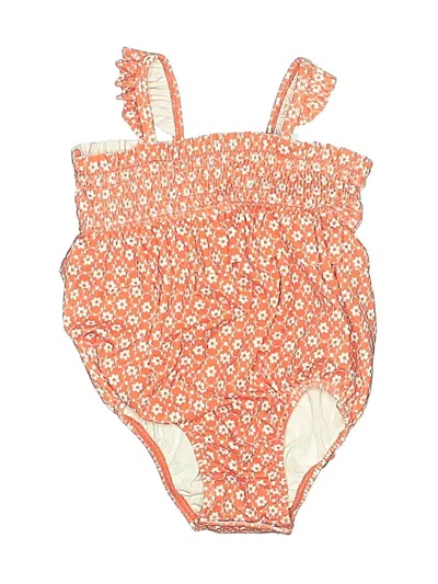 Pre-owned Janie And Jack Babies' One Piece Swimsuit In Orange