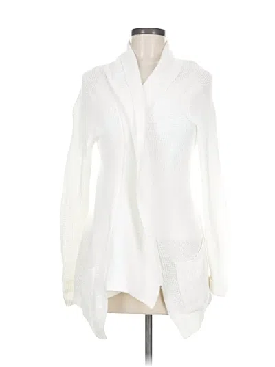 Pre-owned Express Long Sleeve Blouse In White