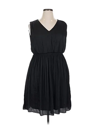 Pre-owned Simply Vera Vera Wang Casual Dress In Black
