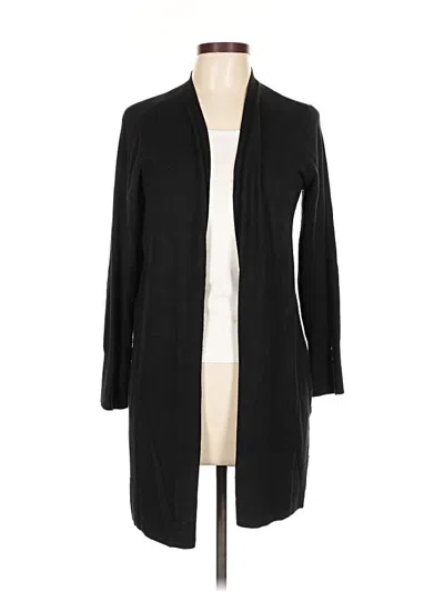 Pre-owned Chico's Cardigan Sweater In Black