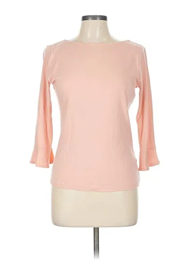 Pre-owned Polo Ralph Lauren Long Sleeve Blouse In Orange